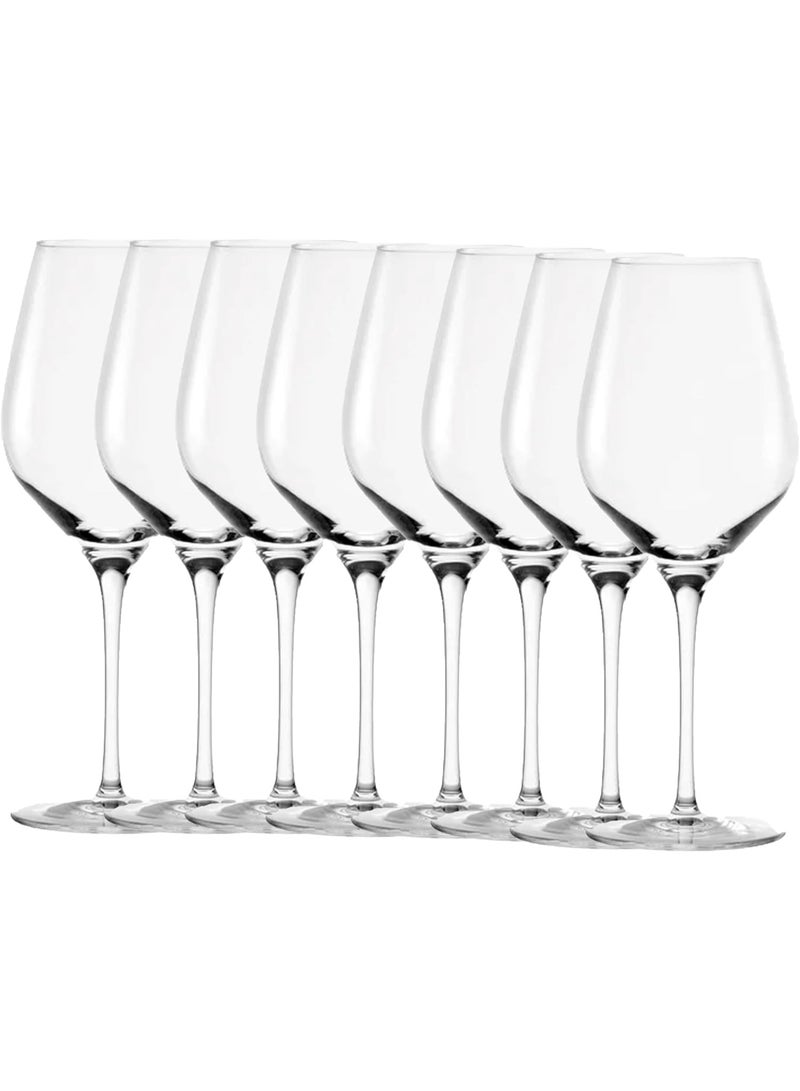 ستولزلي لوسيتز مجموعة أكواب نبيذ متعددة الاستخدامات من Born In Fire - 8 قطع، 635 مل | زجاج كريستال أوروبي للنبيذ الأحمر والأبيض | آمنة للغسل في غسالة الأطباق، أنيقة ومتينة - Image 3